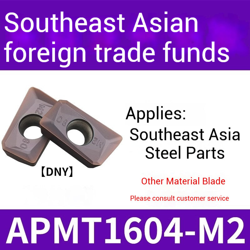 1025-CNC Milling Inserts APMT1135 Milling Blade 1604 Milling Head for Aluminum Alloy R0.8 Coated Rough Milling Machine Tool Pellets Shandong Denso Pricision Tools Co.,Ltd.